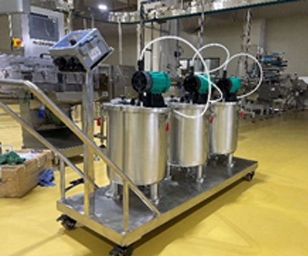 CIP Systems with Chemical Dosing System